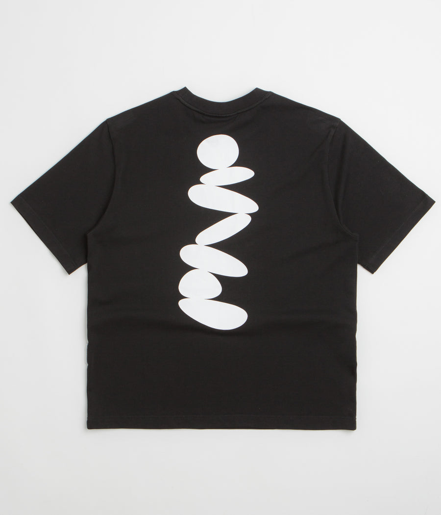 Purple Mountain Observatory Boulders T-Shirt - Black