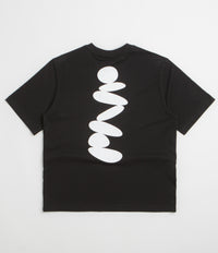 Purple Mountain Observatory Boulders T-Shirt in Black
