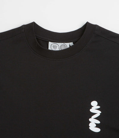 Purple Mountain Observatory Boulders T-Shirt in Black