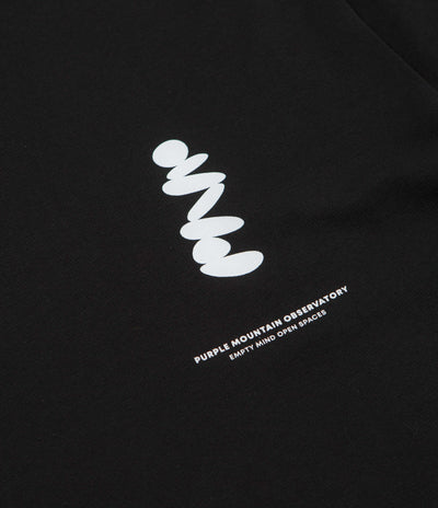 Purple Mountain Observatory Boulders T-Shirt in Black