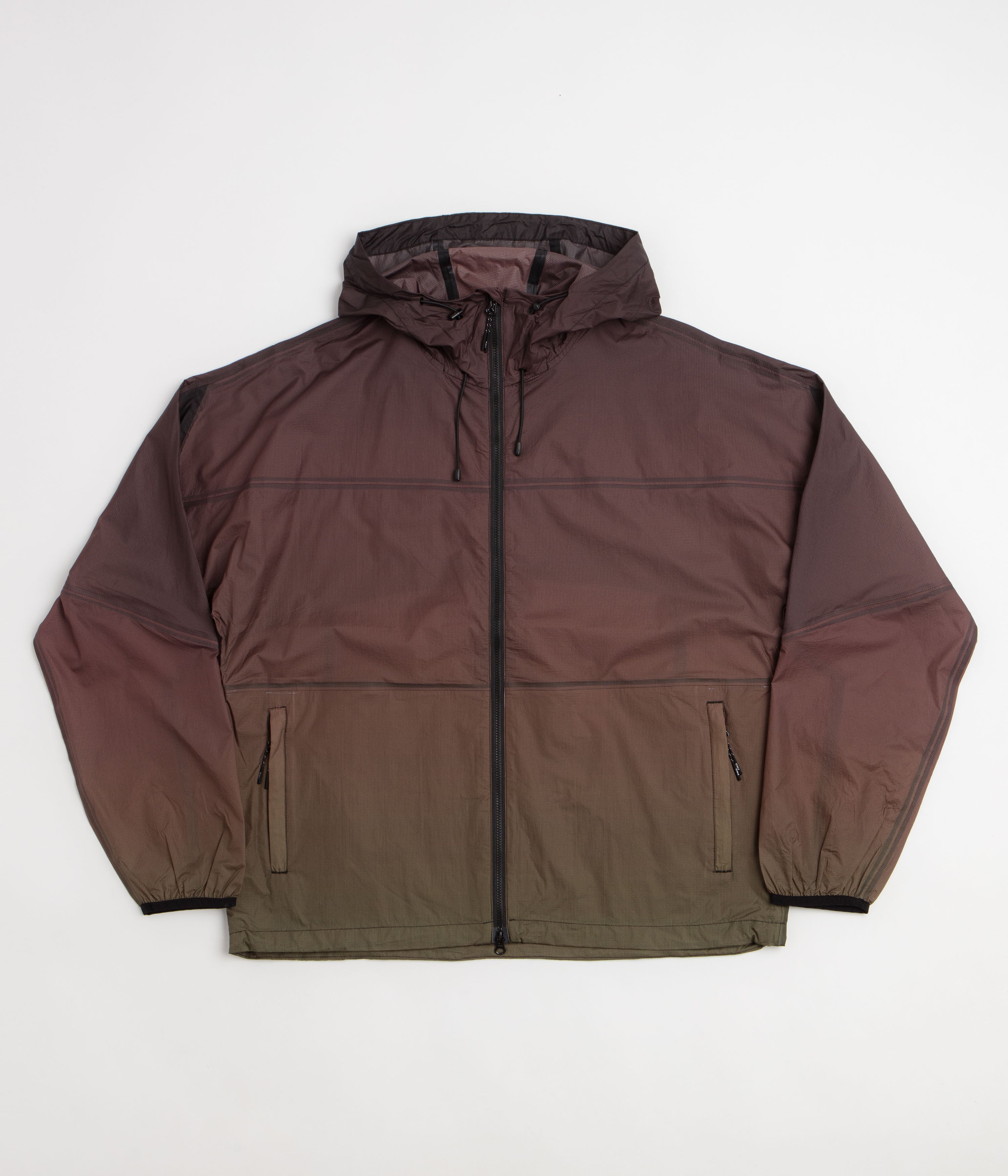 Purple Mountain Observatory Breeze Ombre Jacket - Olive / Brown