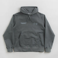 Purple Mountain Observatory Core Logo Hoodie in Garment Dye Slate thumbnail
