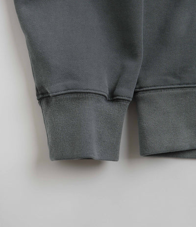 Purple Mountain Observatory Core Logo Hoodie in Garment Dye Slate