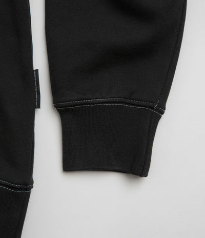 Purple Mountain Observatory Garment Dye Hoodie - Black / Black