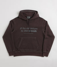 Purple Mountain Observatory Garment Dye Hoodie in Chocolate