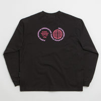 Purple Mountain Observatory Globe Long Sleeve T-Shirt - Black thumbnail