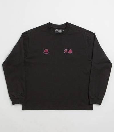 Purple Mountain Observatory Globe Long Sleeve T-Shirt - Black