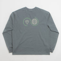 Purple Mountain Observatory Globe Long Sleeve T-Shirt - Stormy thumbnail