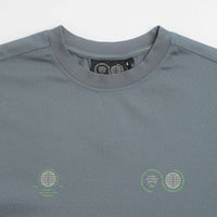 Purple Mountain Observatory Globe Long Sleeve T-Shirt - Stormy thumbnail
