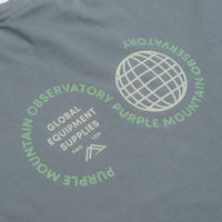 Purple Mountain Observatory Globe Long Sleeve T-Shirt - Stormy thumbnail