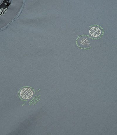 Purple Mountain Observatory Globe Long Sleeve T-Shirt - Stormy