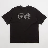 Purple Mountain Observatory Globe T-Shirt - Black / Grey thumbnail