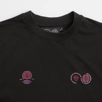Purple Mountain Observatory Globe T-Shirt - Black / Purple thumbnail