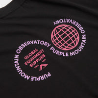 Purple Mountain Observatory Globe T-Shirt - Black / Purple thumbnail
