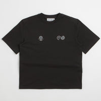 Purple Mountain Observatory Globe T-Shirt - Black / White thumbnail