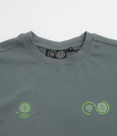 Purple Mountain Observatory Globe T-Shirt - Storm Grey