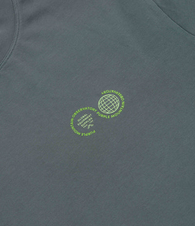Purple Mountain Observatory Globe T-Shirt - Storm Grey
