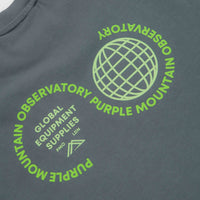 Purple Mountain Observatory Globe T-Shirt - Storm Grey thumbnail
