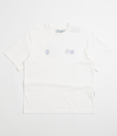 Purple Mountain Observatory Globe T-Shirt - White / Purple