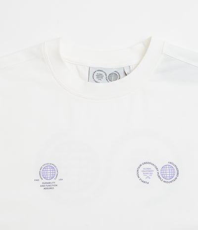 Purple Mountain Observatory Globe T-Shirt - White / Purple