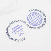 Purple Mountain Observatory Globe T-Shirt - White / Purple thumbnail