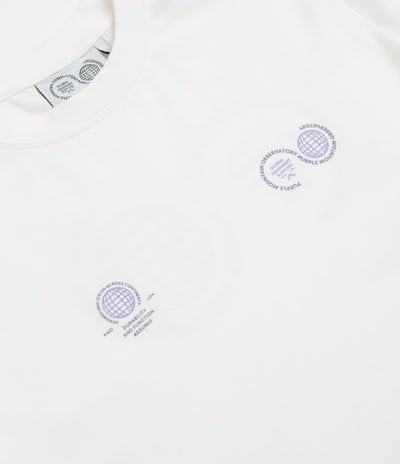 Purple Mountain Observatory Globe T-Shirt - White / Purple