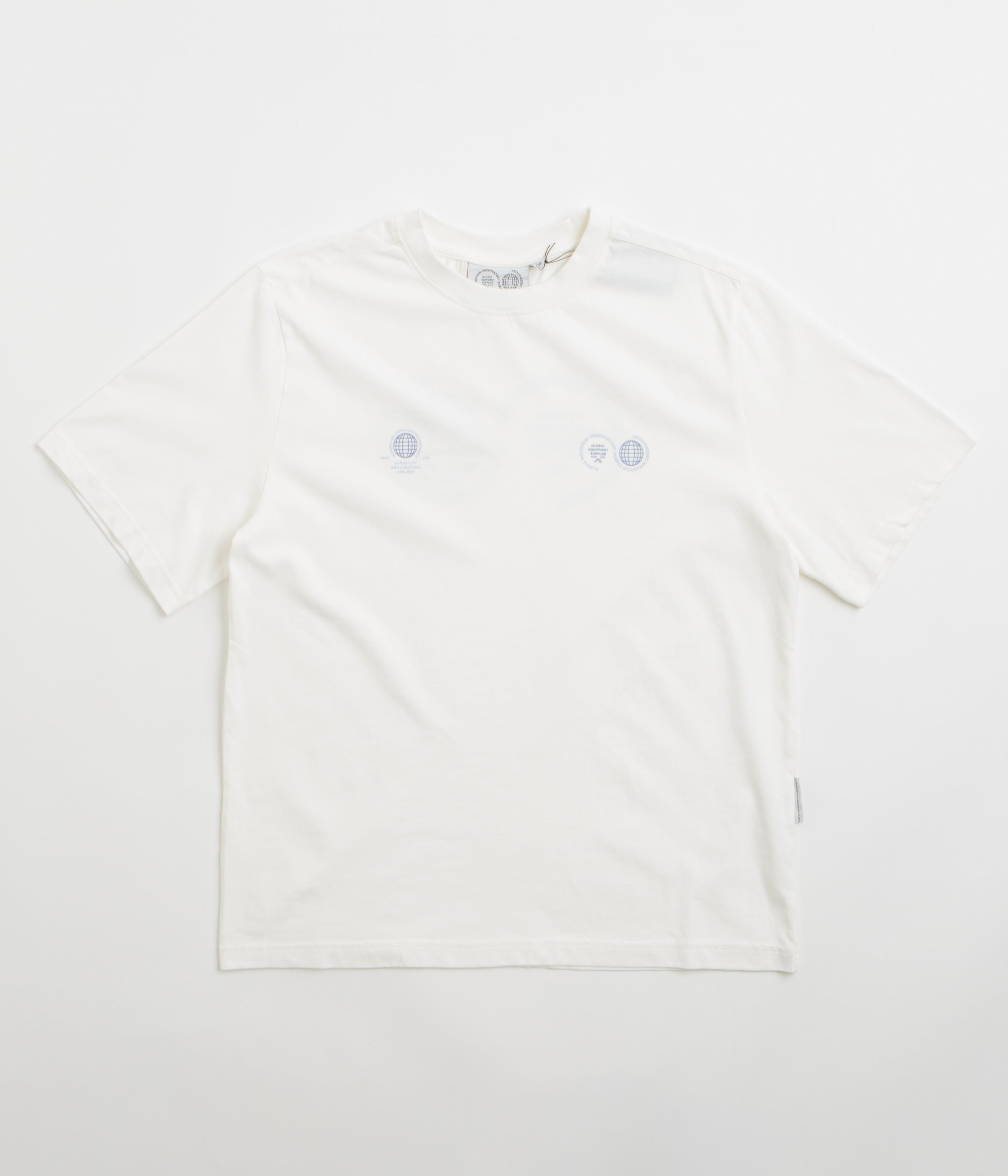 Purple Mountain Observatory Globe T-Shirt in White
