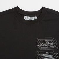 Purple Mountain Observatory Map Projections Long Sleeve T-Shirt in Black thumbnail