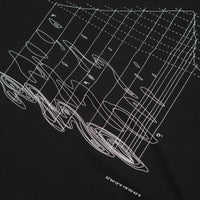 Purple Mountain Observatory Map Projections Long Sleeve T-Shirt in Black thumbnail