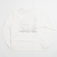 Purple Mountain Observatory Map Projections Long Sleeve T-Shirt in White thumbnail