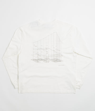 Purple Mountain Observatory Map Projections Long Sleeve T-Shirt in White