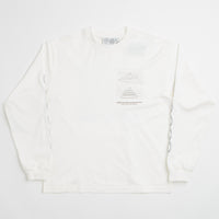 Purple Mountain Observatory Map Projections Long Sleeve T-Shirt in White thumbnail