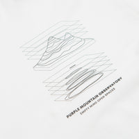 Purple Mountain Observatory Map Projections Long Sleeve T-Shirt in White thumbnail