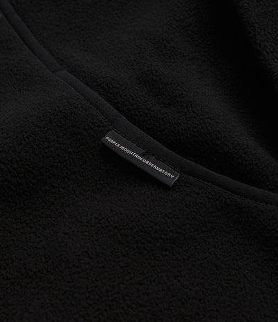 Purple Mountain Observatory Micro Fleece Cardigan - Black