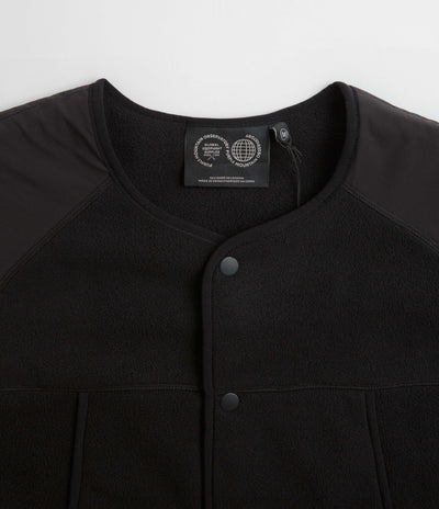 Purple Mountain Observatory Micro Fleece Cardigan - Black