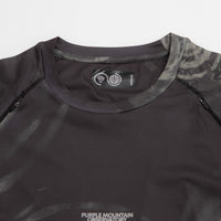 Purple Mountain Observatory Performance Long Sleeve T-Shirt - Black Oscillations thumbnail