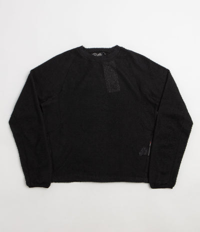 Purple Mountain Observatory Polartec Alpha Pullover Fleece - Black / Black