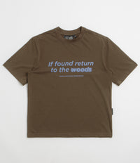 Purple Mountain Observatory Return to the Woods T-Shirt in Dark Olive