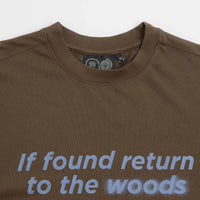 Purple Mountain Observatory Return to the Woods T-Shirt - Dark Olive thumbnail