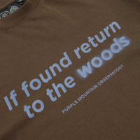 Purple Mountain Observatory Return to the Woods T-Shirt - Dark Olive thumbnail