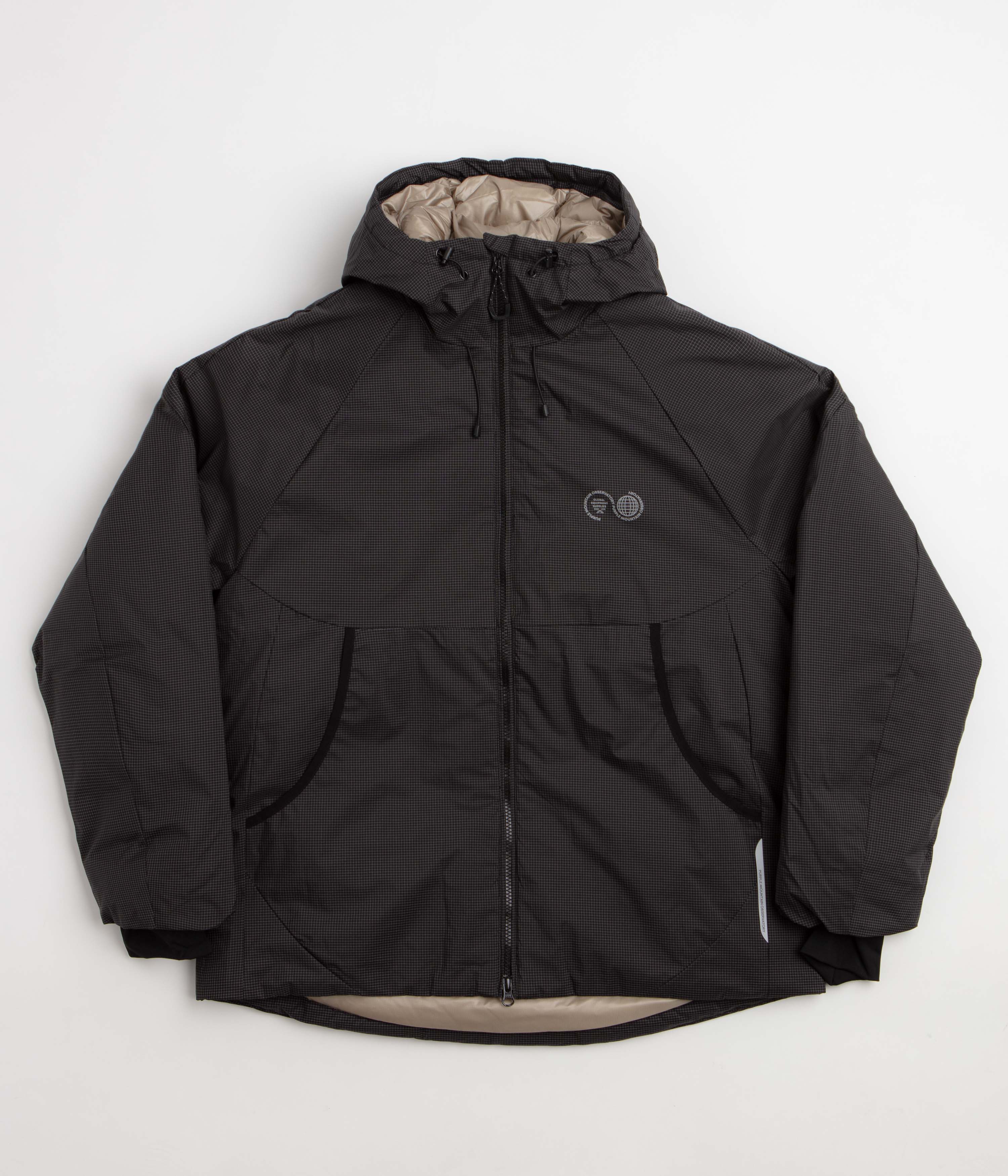 Purple Mountain Observatory Shield 3L Ripstop Puffer Jacket - Black
