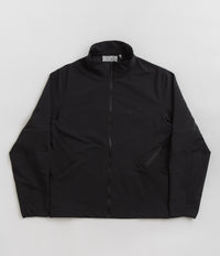 Purple Mountain Observatory Soft Shell Advanced Funnel Jacket in Black