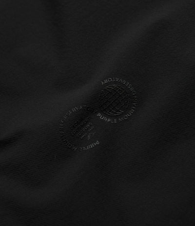 Purple Mountain Observatory Soft Shell Advanced Funnel Jacket in Black