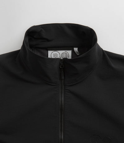 Purple Mountain Observatory Soft Shell Advanced Funnel Jacket in Black
