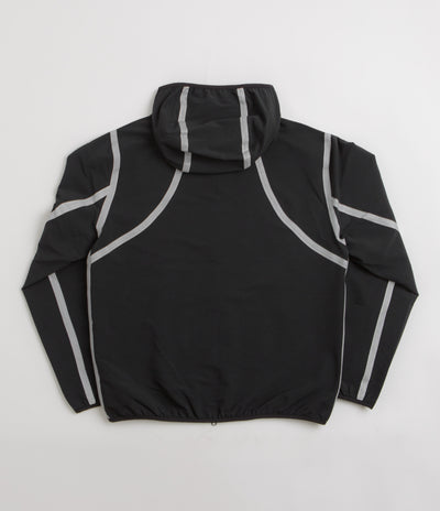 Purple Mountain Observatory Soft Shell Balaclava Jacket in Black and White