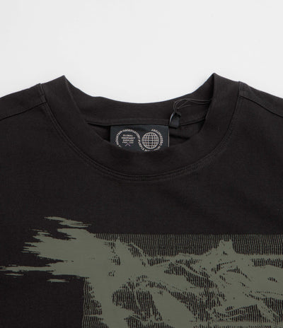 Purple Mountain Observatory Spaces Long Sleeve T-Shirt - Black