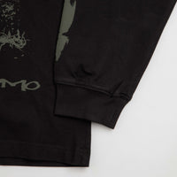 Purple Mountain Observatory Spaces Long Sleeve T-Shirt - Black thumbnail