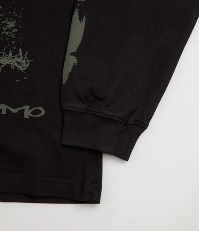 Purple Mountain Observatory Spaces Long Sleeve T-Shirt - Black