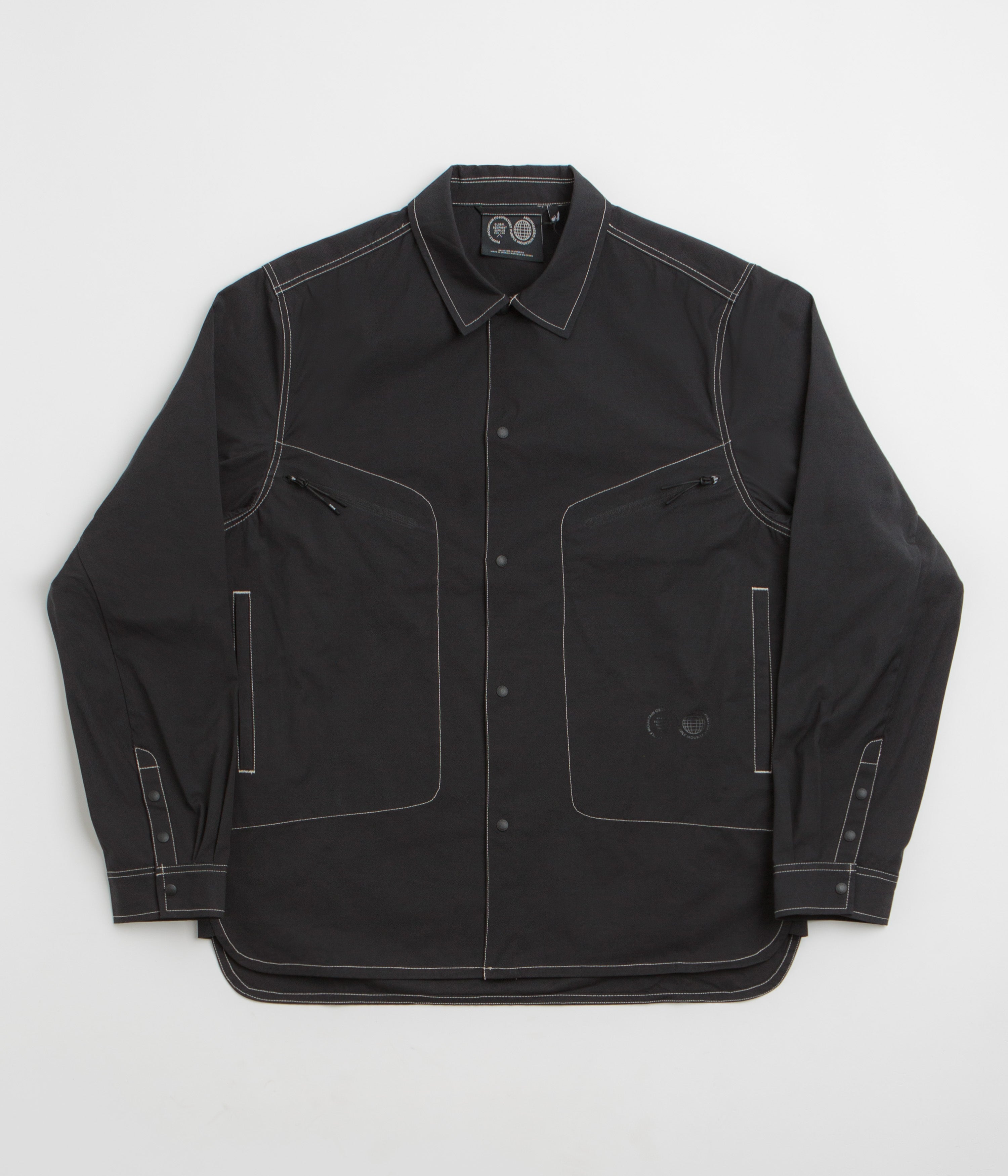 Purple Mountain Observatory Trail Overshirt in Black