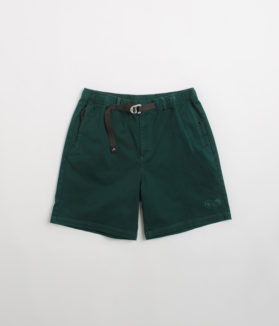 Purple Mountain Observatory Trek Shorts in Pine Green
